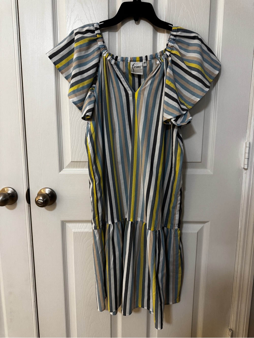 Finley Hattie Striped Ruffle Dress